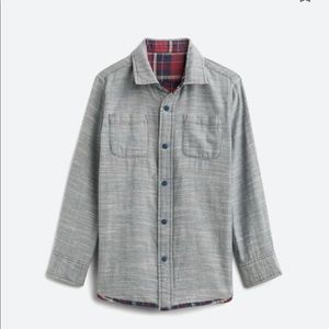 Stitch Fix Long Sleeve SZ S Reversible Woven Flannel Shirt